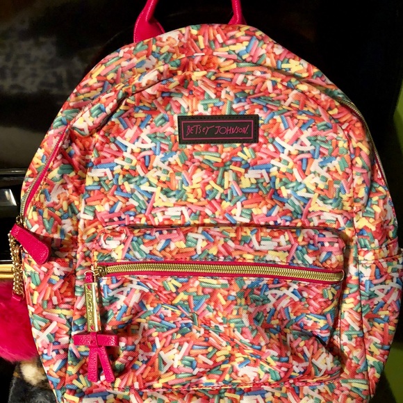 betsey johnson luggage sprinkles